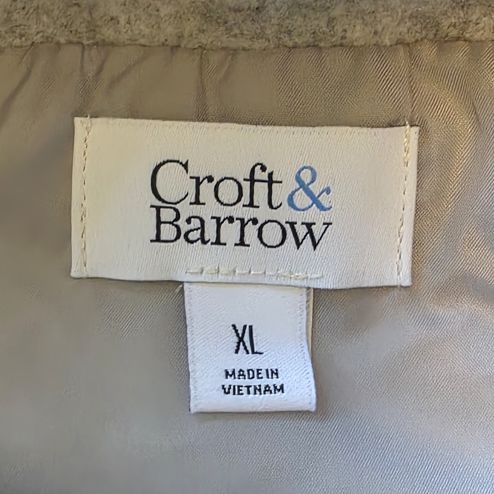 Croft &‎ Barrow Women's Gray Quilted Vest - Picture 7 of 10
